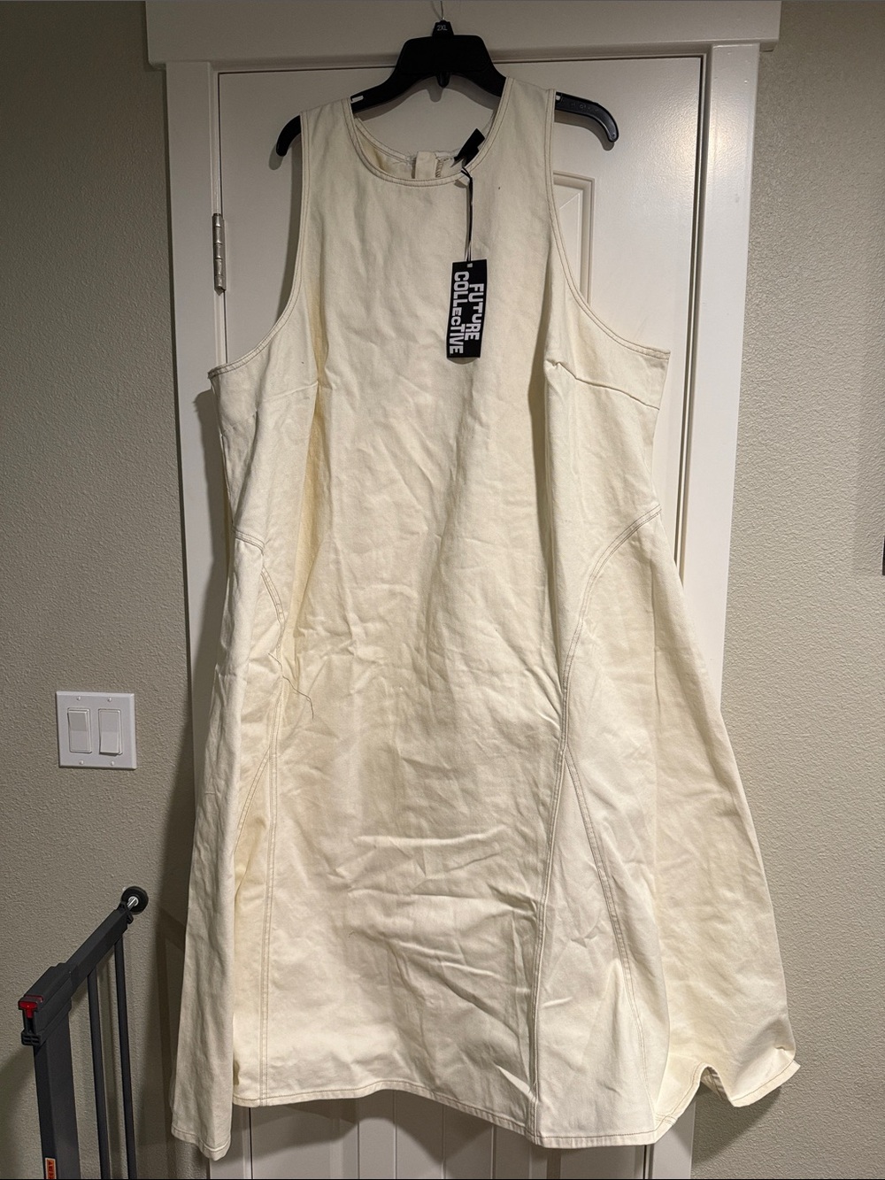 The Future Collective Cream A-Line Dress